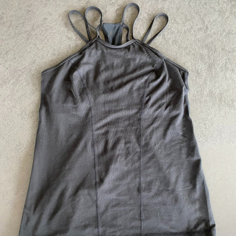 Zella Black Strappy Tank Top